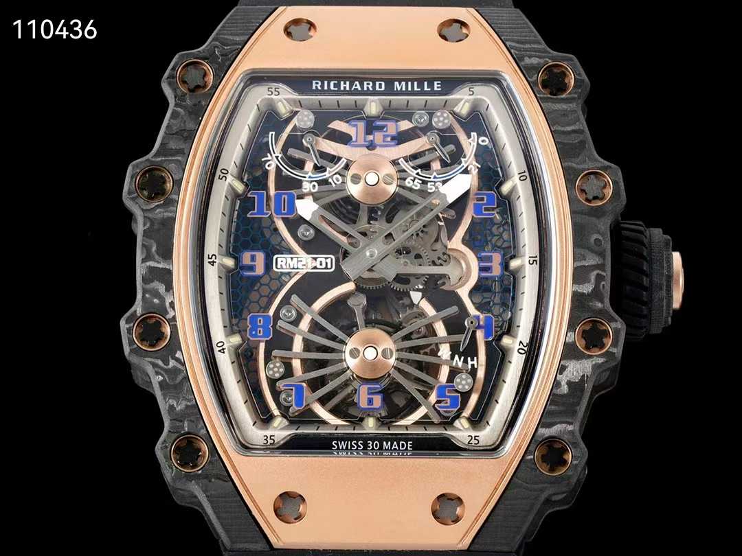 리차드밀 RM21-02 투르비용 에어로다인 뉴버젼 골드 블랙 시계 워치